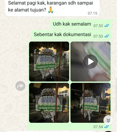 Pengiriman Papan Bunga Selamat Karangsari Binong